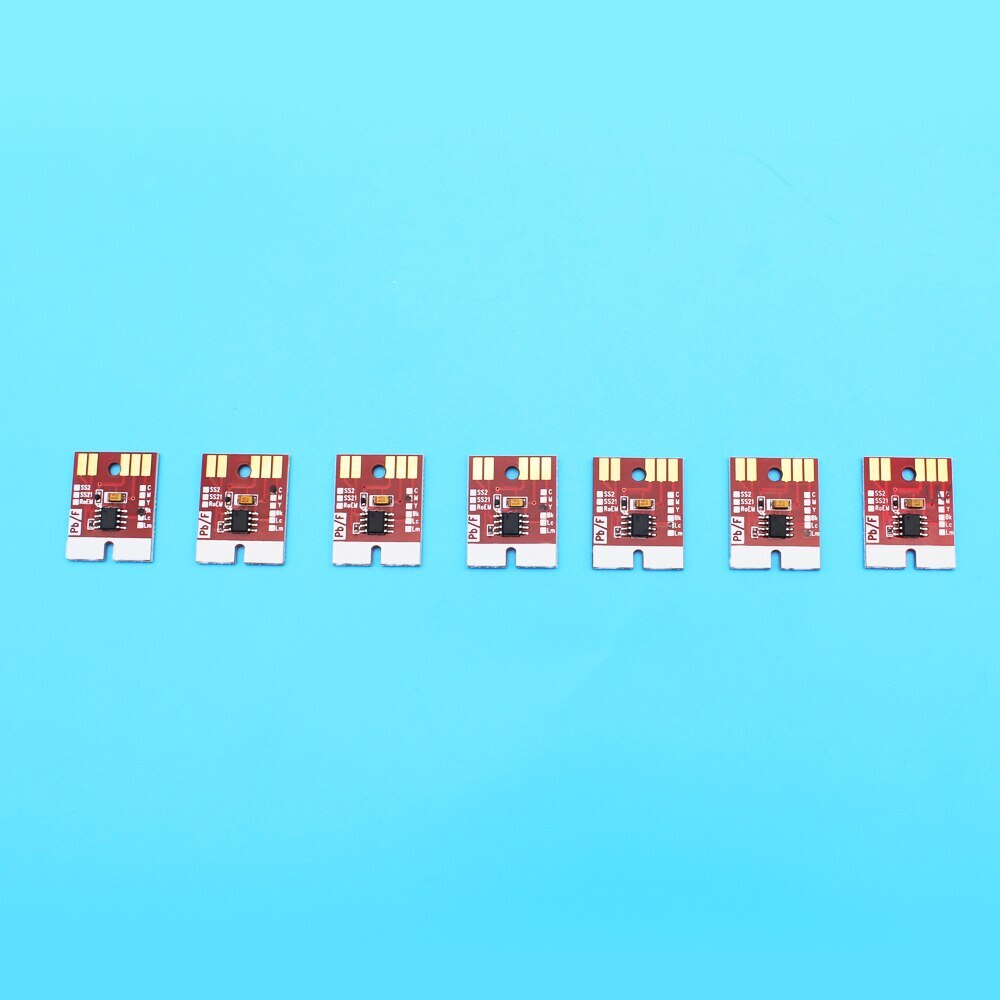 7PC LF-140 SPC 0728 Auto Reset Chip For Mimaki JFX-1631 UJV-160 UJF-3042 Printer