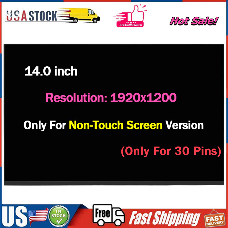New 14.0" WUXGA LED LCD Screen Replacement NE140WUM-N62 PN SD10Q67047 5D10V82367