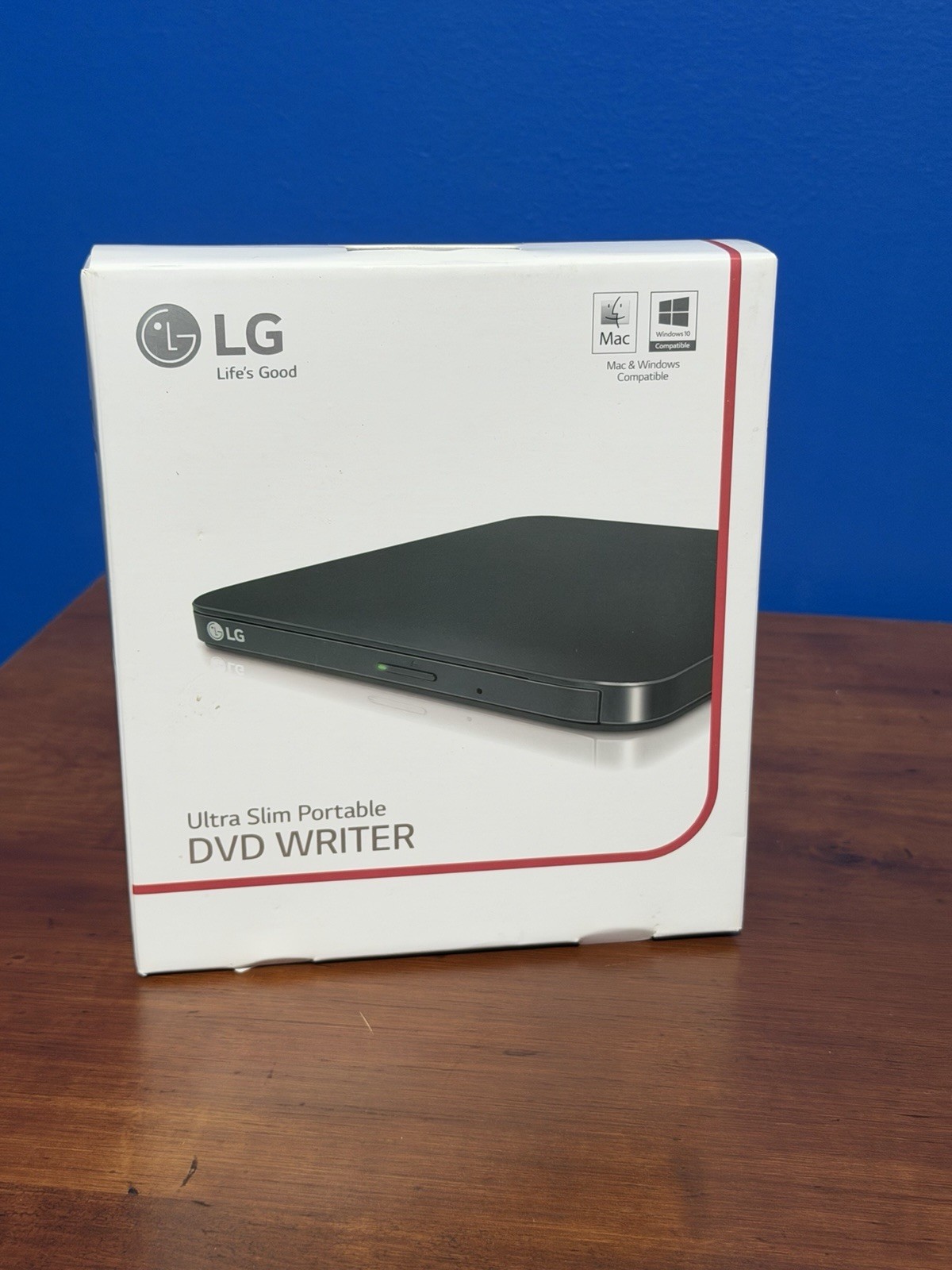 LG SP80NB80 Ultra Slim Portable DVD Writer for Mac/Windows