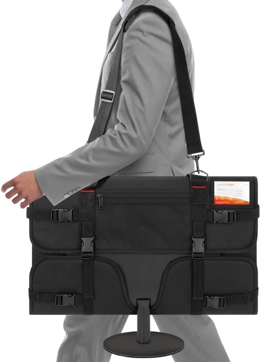 Monitor Carrying Case, Monitor Travel Bag for 27 LCD Screens and Monitors