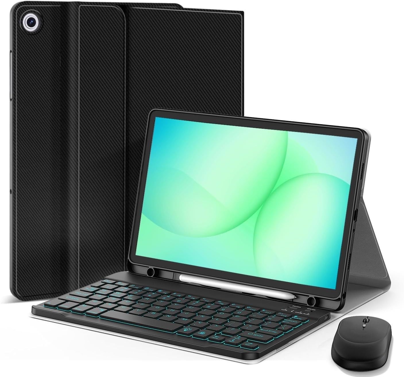Backlit Keyboard Case for Samsung Galaxy Tab A11+/A11 Plus 11" 2025/A9+/A9 Plus