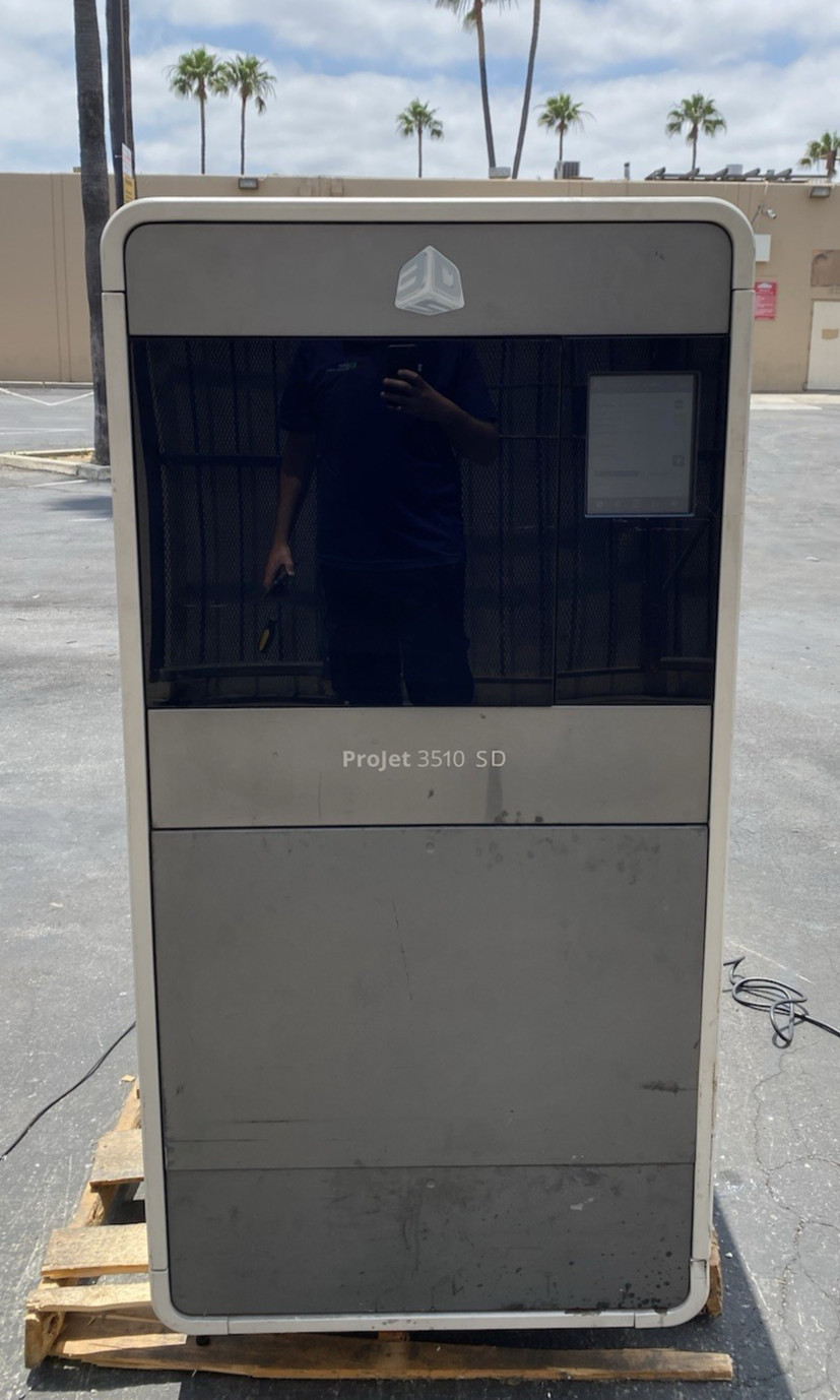 3D Systems ProJet 3510 SD 3D Printer 1718 BUILD HOURS
