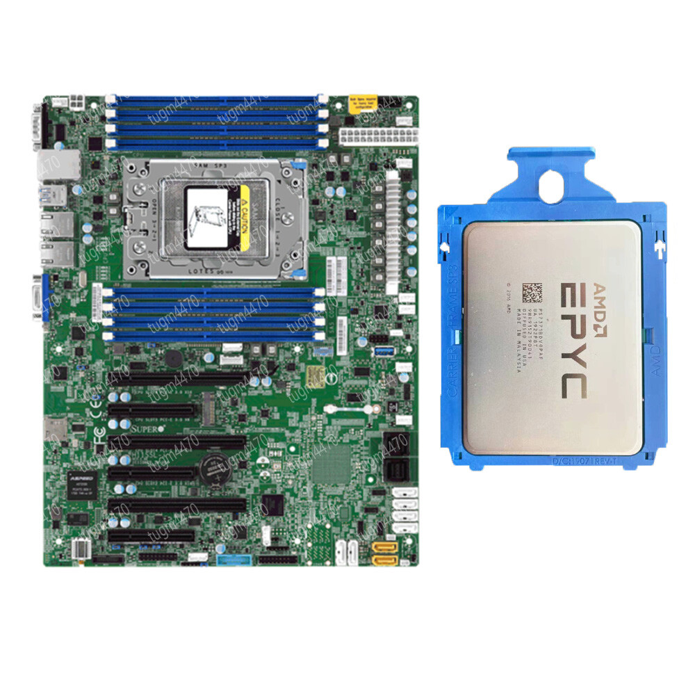 AMD epyc 7371+Supermicro H11SSL-i server package combination REV2.0