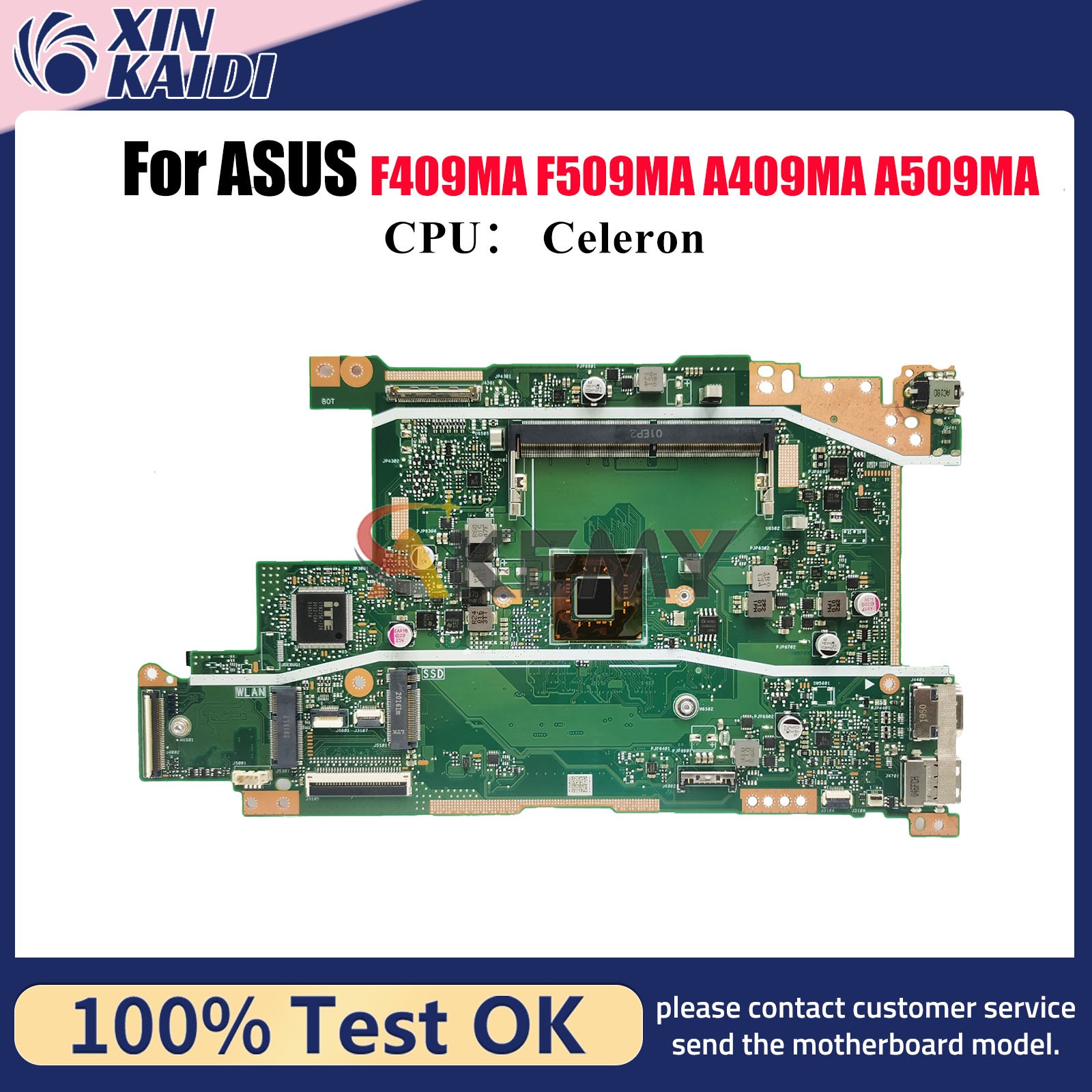 X409MA Laptop Motherboard For ASUS A509MA F509MA F409MA A409MA Mainboard CPU