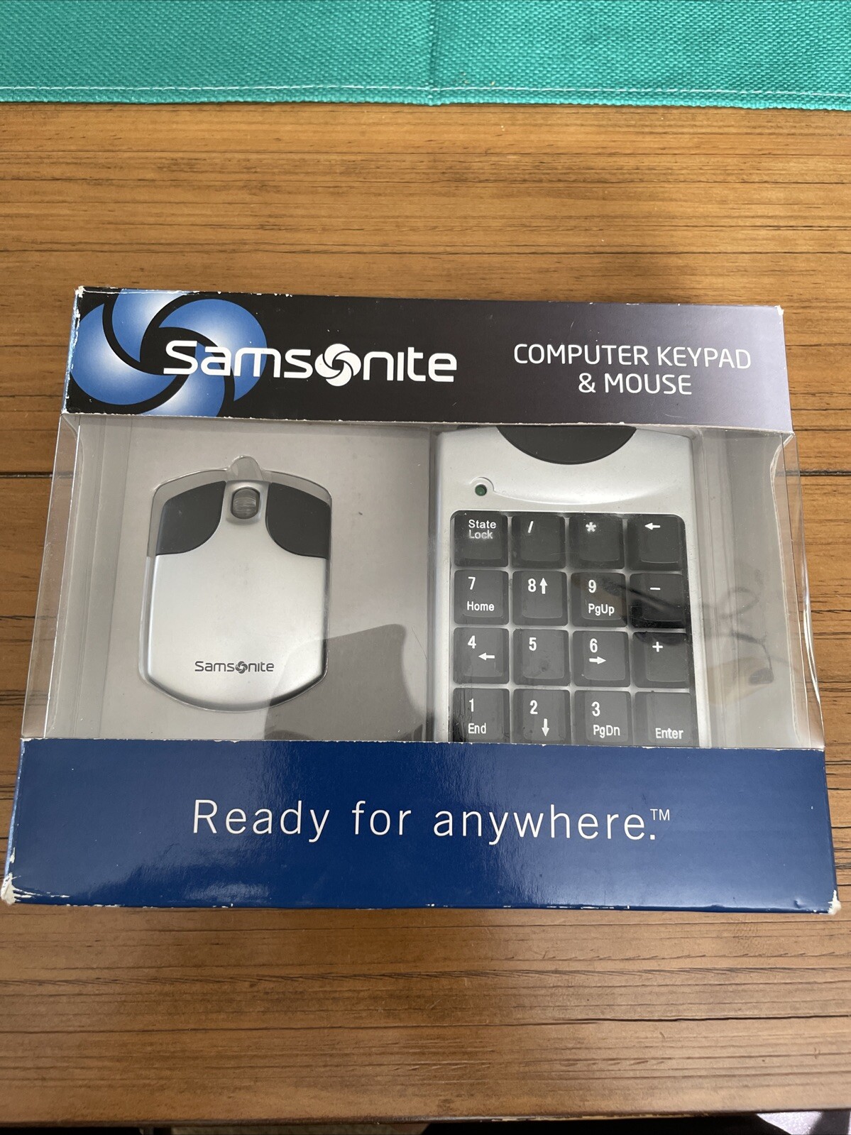 Samsonite Travel Computer Keypad & Mouse New Open Box Ready For Anywhere