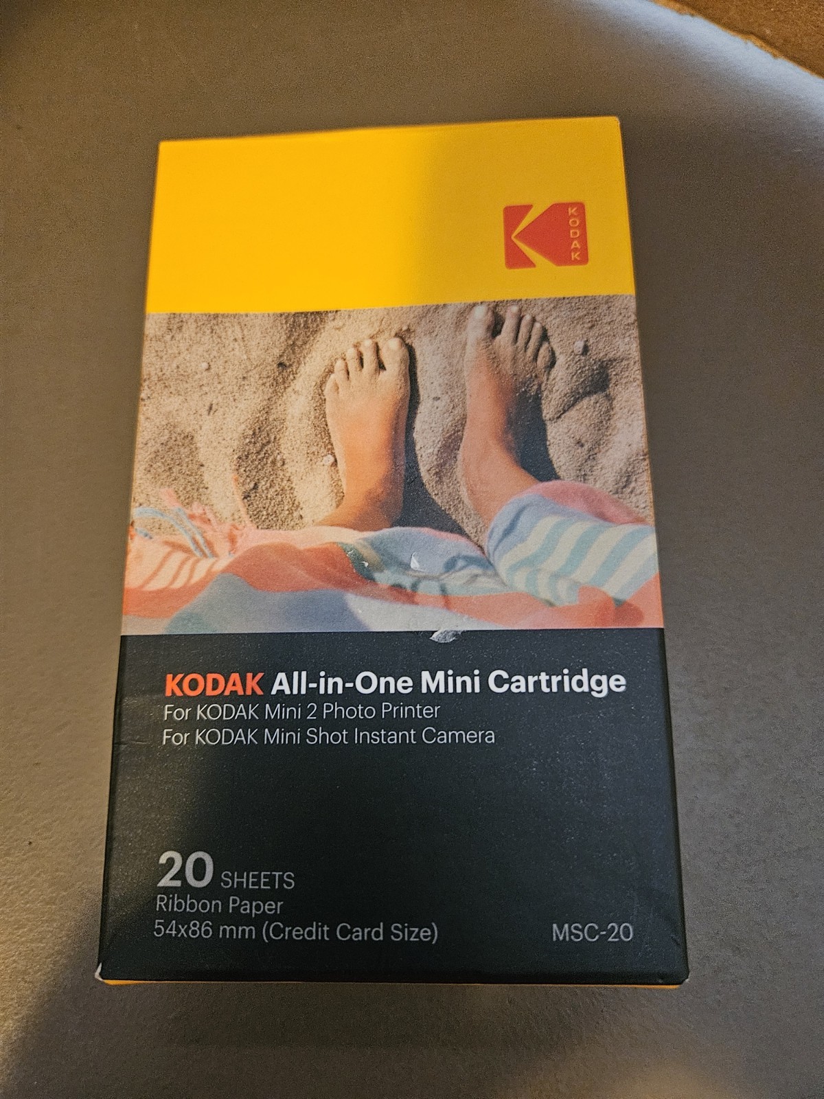 Kodak All-In-One Mini Cartridge • 20 Sheets Paper • Mini 2 Photo Printer New