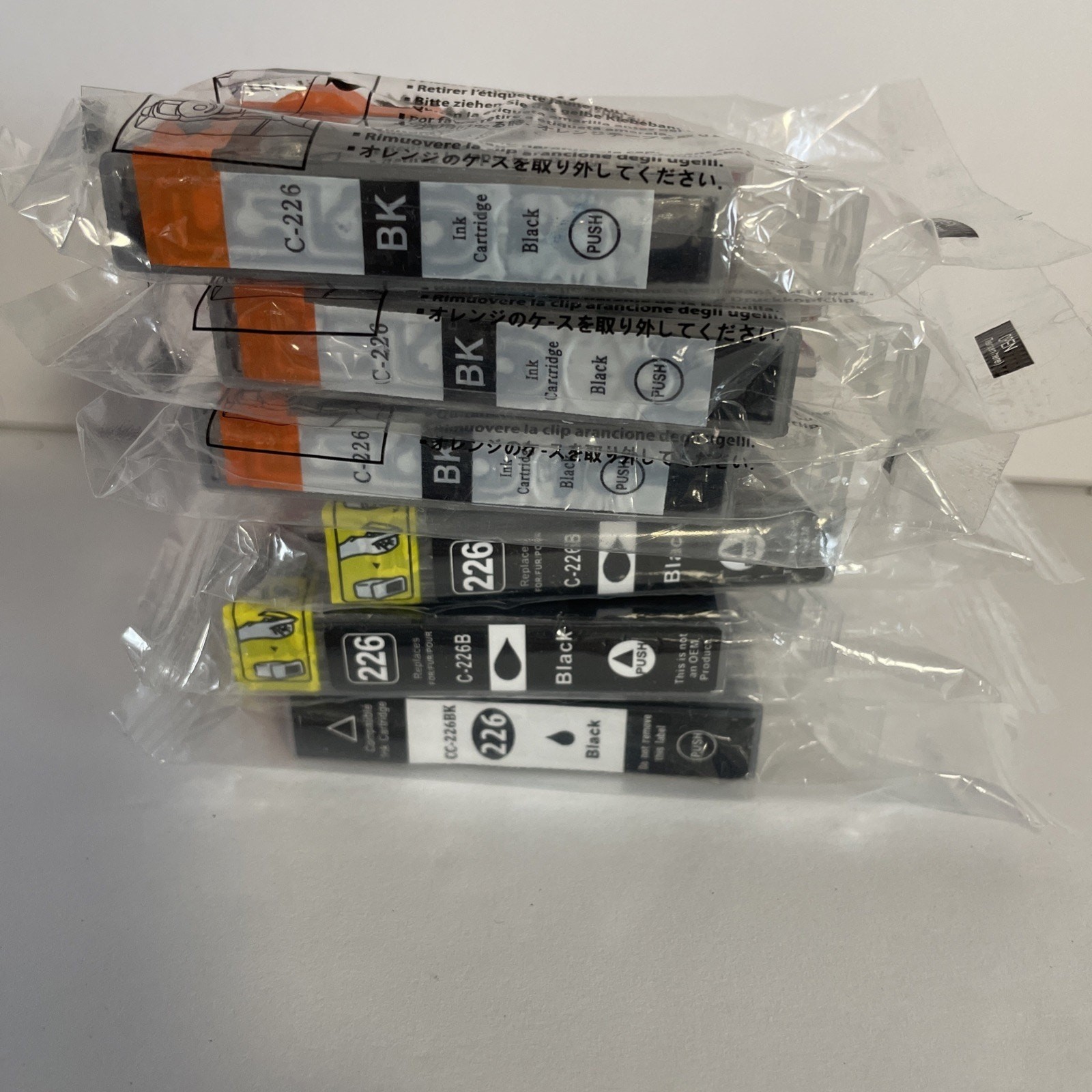 EZink 226 Compatible Ink Cartridges for Canon Pixma Lot of 6 Black