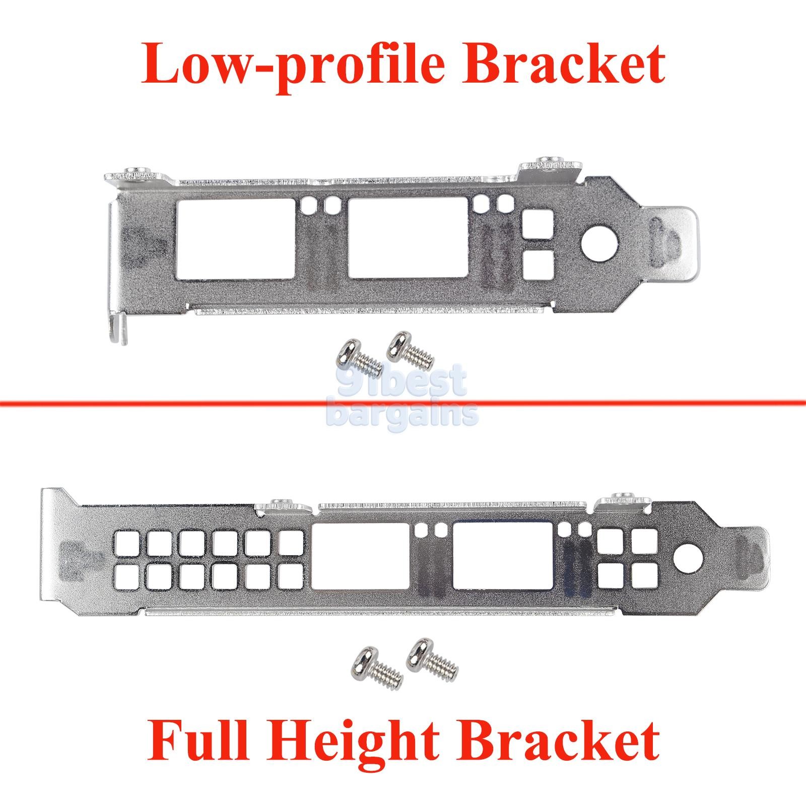 Lot Low-profile/Full Height Bracket For Intel X520-DA2 X520-SR2 X710-DA2 82599ES