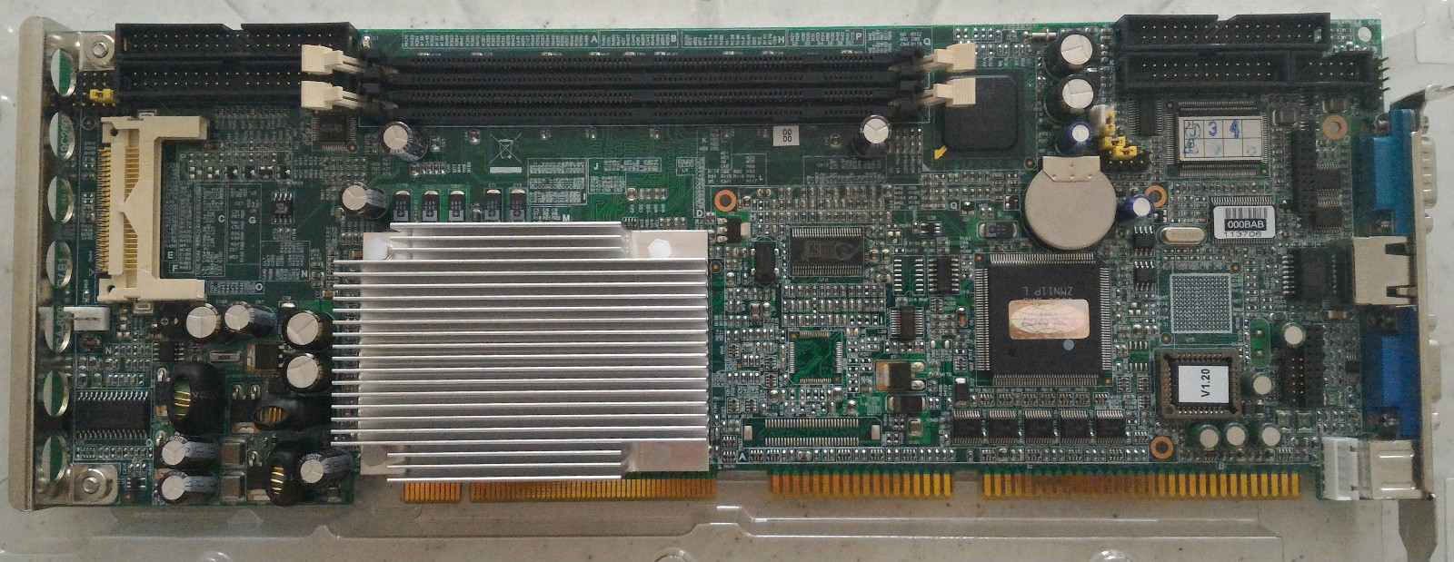 Advantech PCA-6002VE Full Size SBC Single Board Computer with 2 x 256MB PC-133 