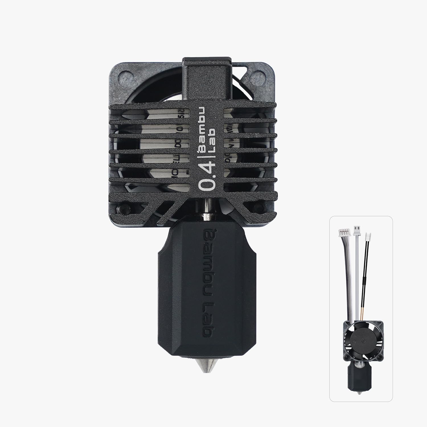 Bamboo LAB Hardened Steel Complete Hotend Kits with Fan for Bambu LAB X1,X1C 3D