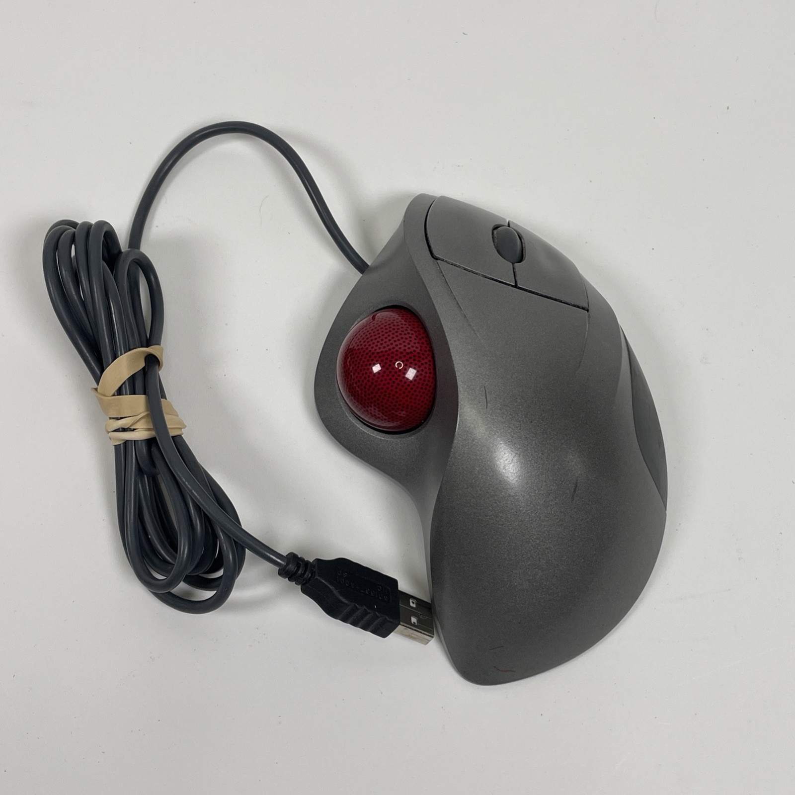 Logitech T-BB18 Trackman Wheel Trackball Mouse USB Wired Tested Working