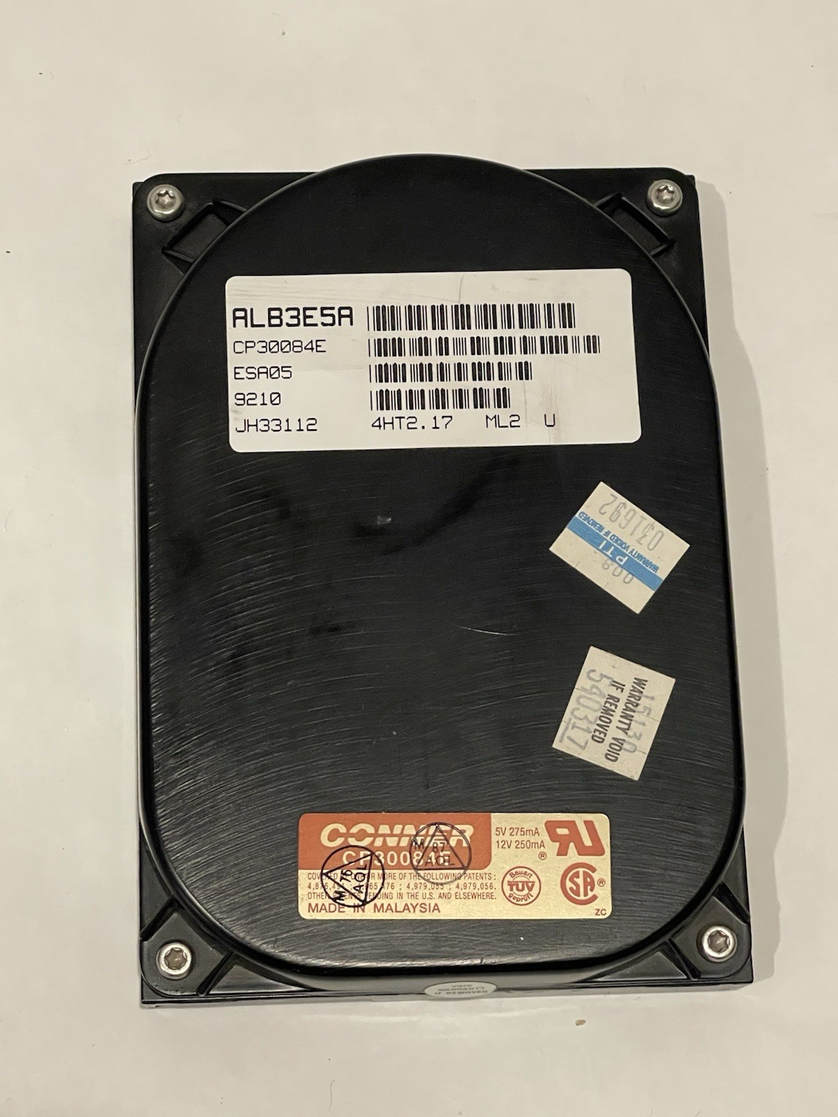 CONNER CP30084E Hard Drive 85Mb IDE  3.5in HDD