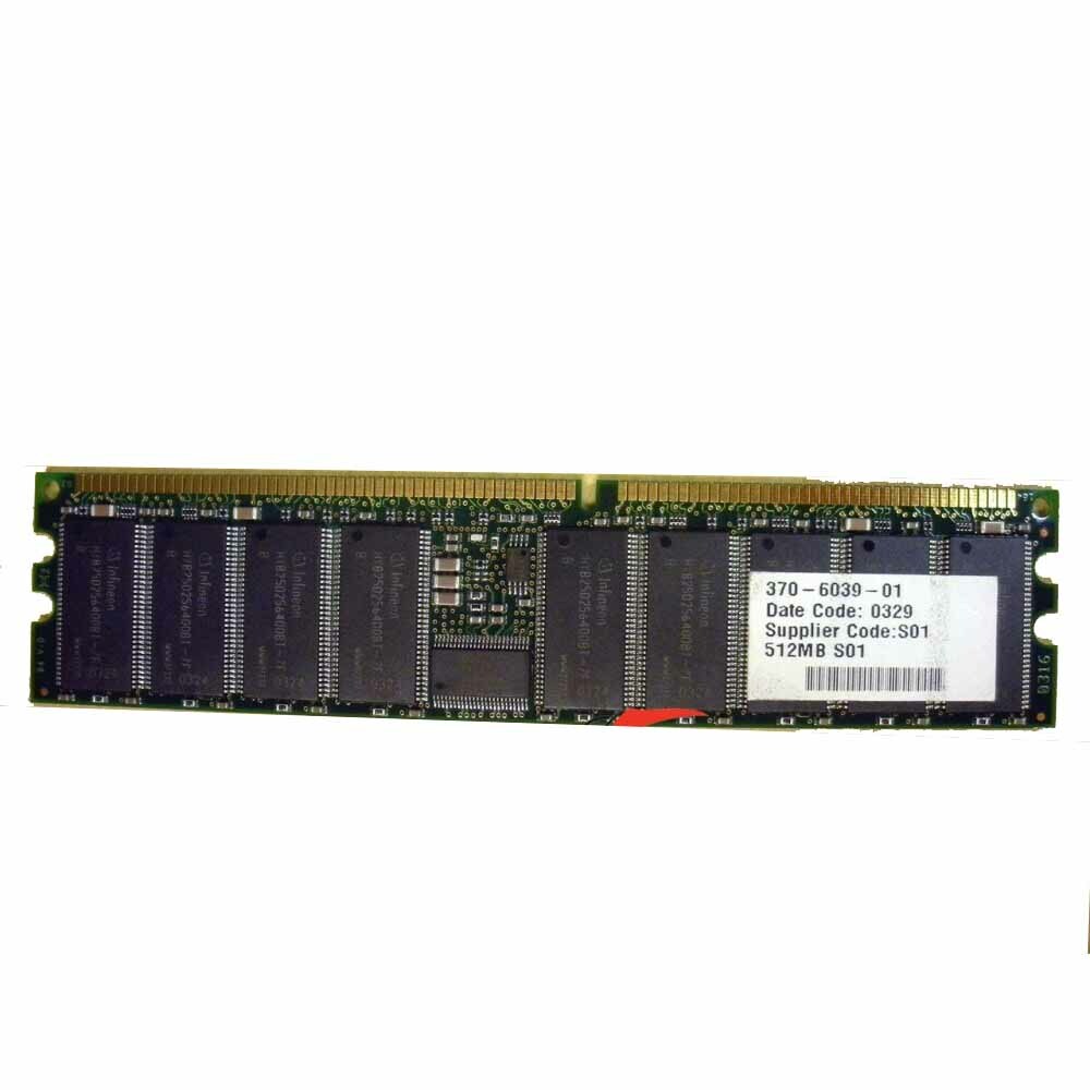 Sun 370-6039 Memory 512MB PC2100R DDR-266