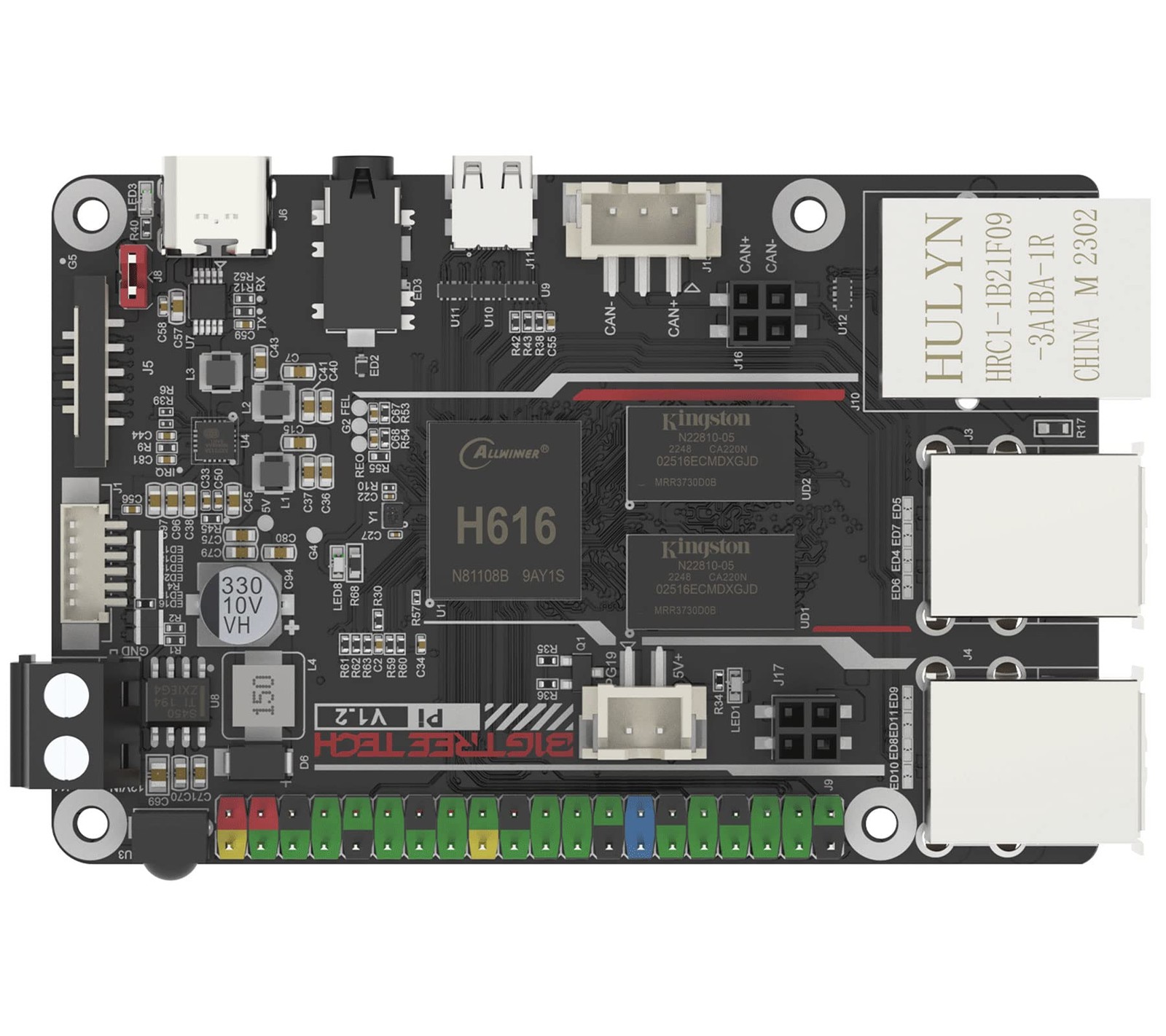 BIGTREETECH Pi V1.2 Control Board Quad-Core WiFi 1GB RAM, BTT Black