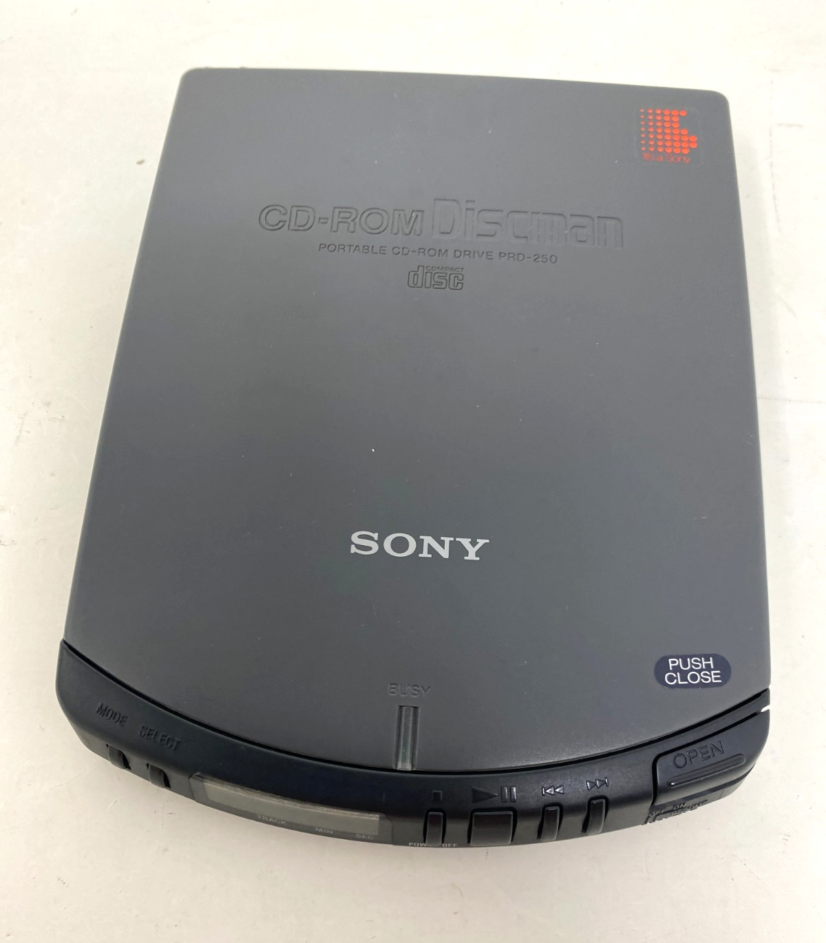 Sony Discman Portable External CD-ROM Drive PRD-650 w/ Battery Case