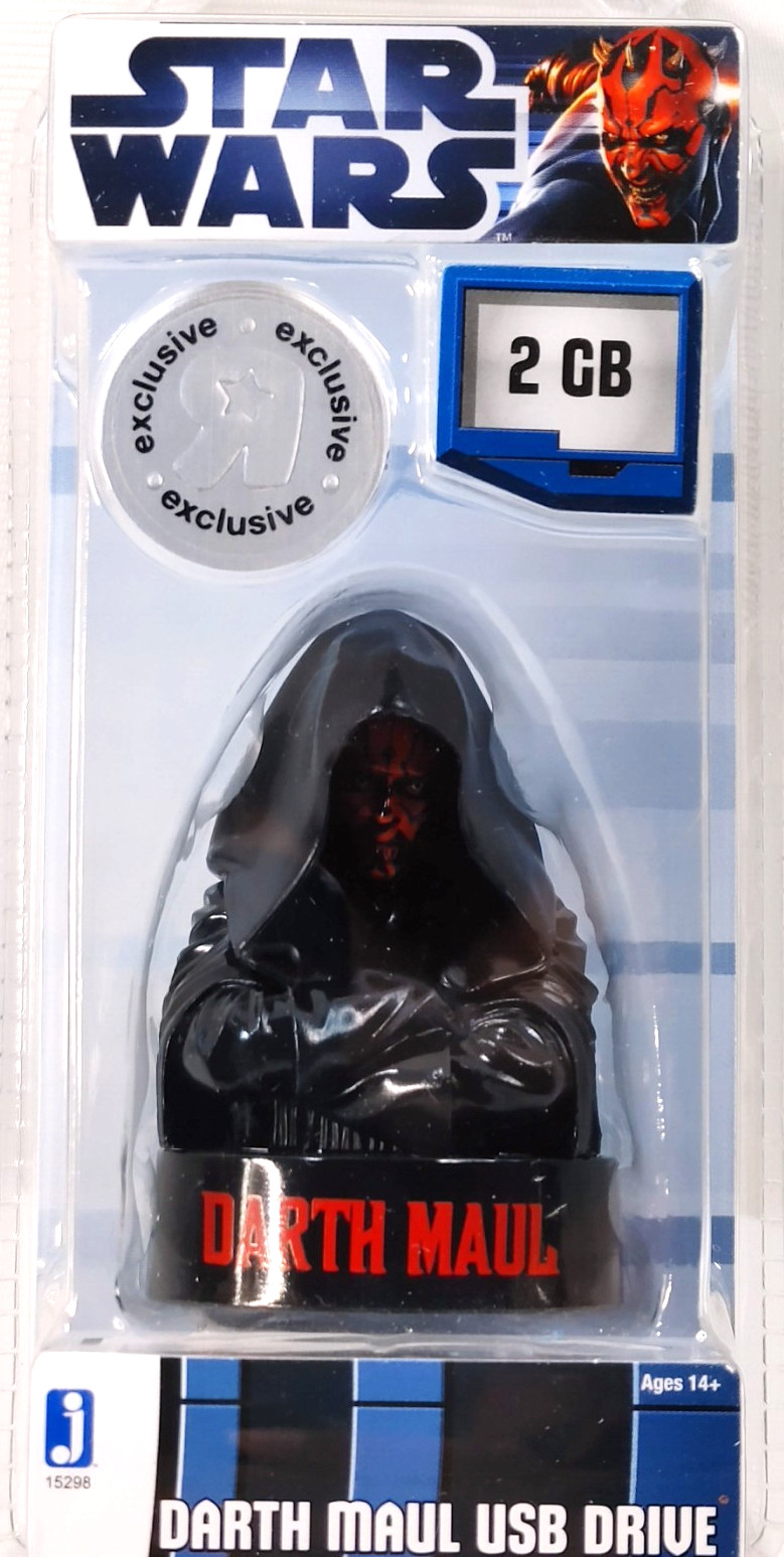 Disney Star Wars Darth Maul 2GB USB Drive Toys R Us Exclusive.