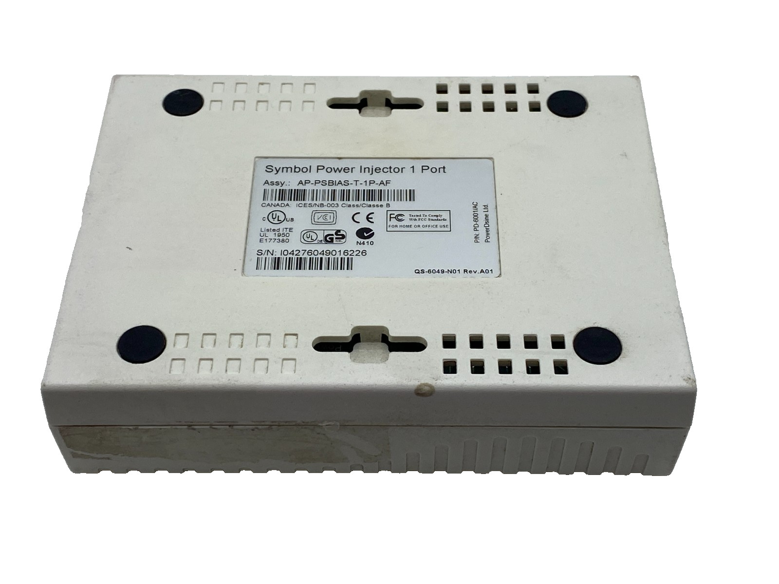 Symbol Power Injector 1 Port AP-PSBIAS-T-1P-AF Power Port APPSBIAST1PAF