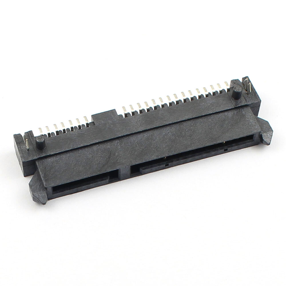 10Pcs Sata 7+15 22 Pin 22P Reverse SMT SMD Type Right Angle Female Connector