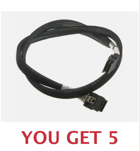 Lot of 5 Open Box - HP Mini SAS Cable 0.8M Point to Point 519512-001 536672-001