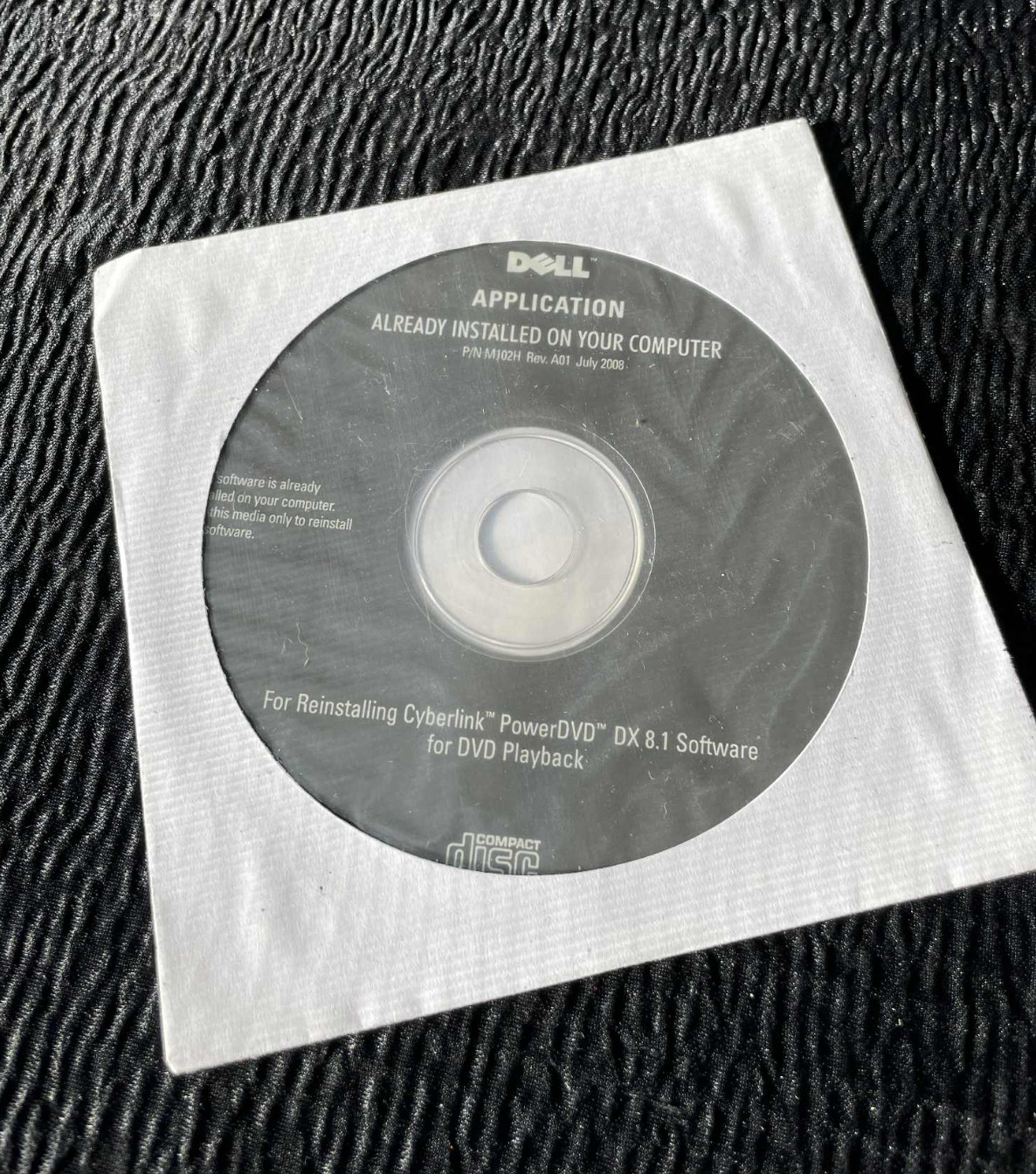 2008 Dell Application Reinstalling Cyberlink Power DVD DX 8.1 Software MIP
