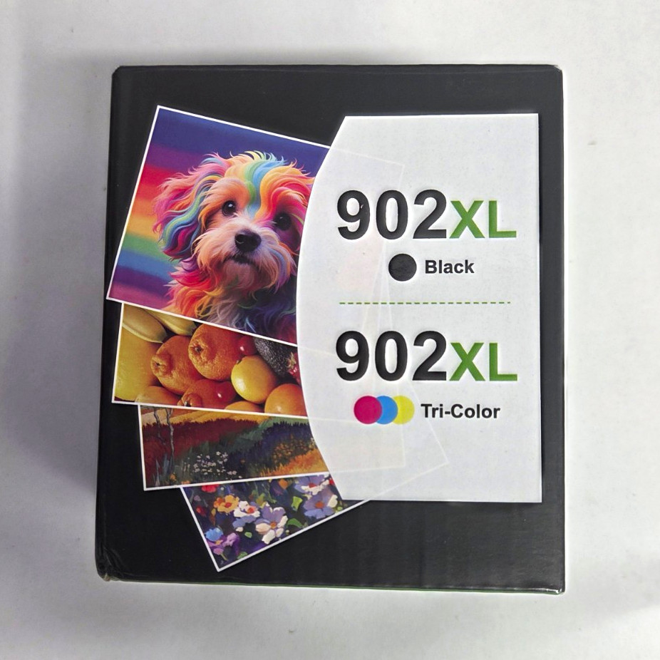 902XL Compatible Inkjet Cartridges 2-Pack Black + Tri-Color for HP