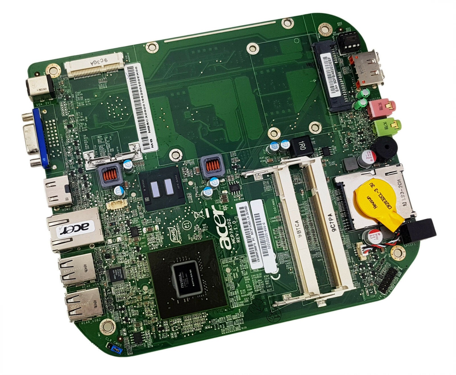 MOTHERBOARD ACER MCP7AS02 ASPIRE REVO R3610 Packard Bell iMedia N3610 XS