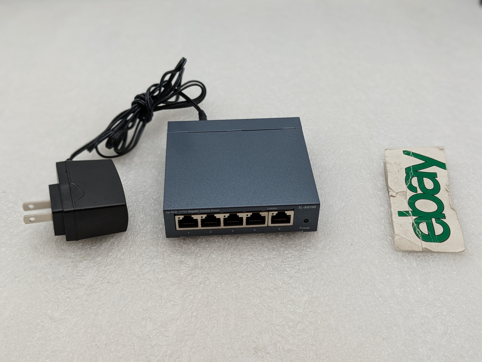TP-Link TL-SG105 5-Port Gigabit Easy Smart Switch w/ AC Adapter 