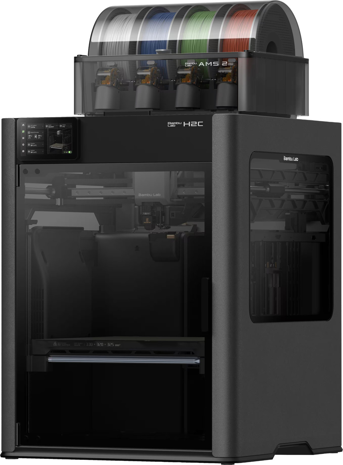 Bambu Lab - H2C AMS Combo 3D Printer - Gray