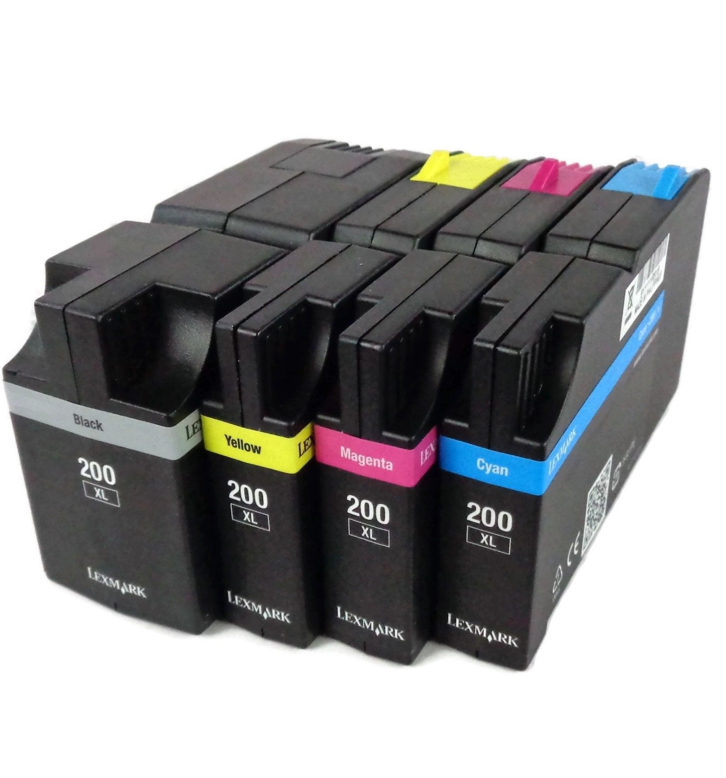4-Pack/Pk 200 200XL Ink Cartridge for Lexmark OfficeEdge Pro4000 Pro5500 Pro5500
