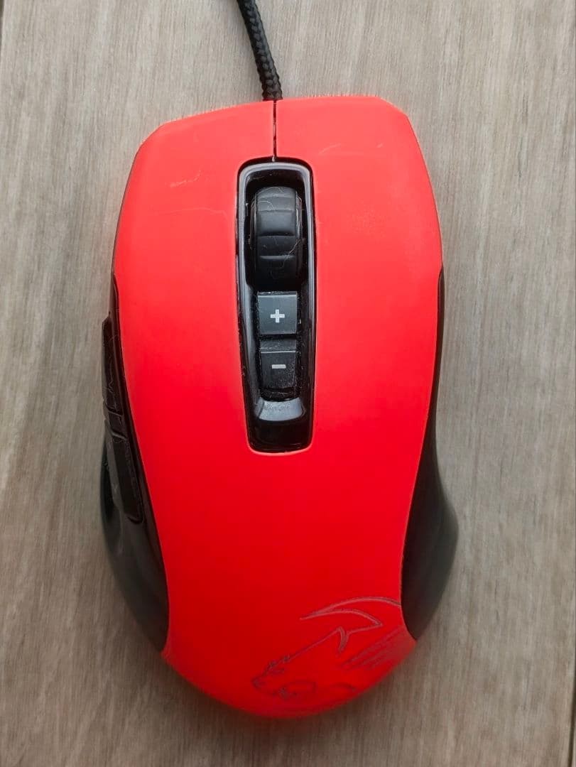 Roccat Kone Pure ROC-11-700R-AS Wired Gaming Mouse Red Used Tested