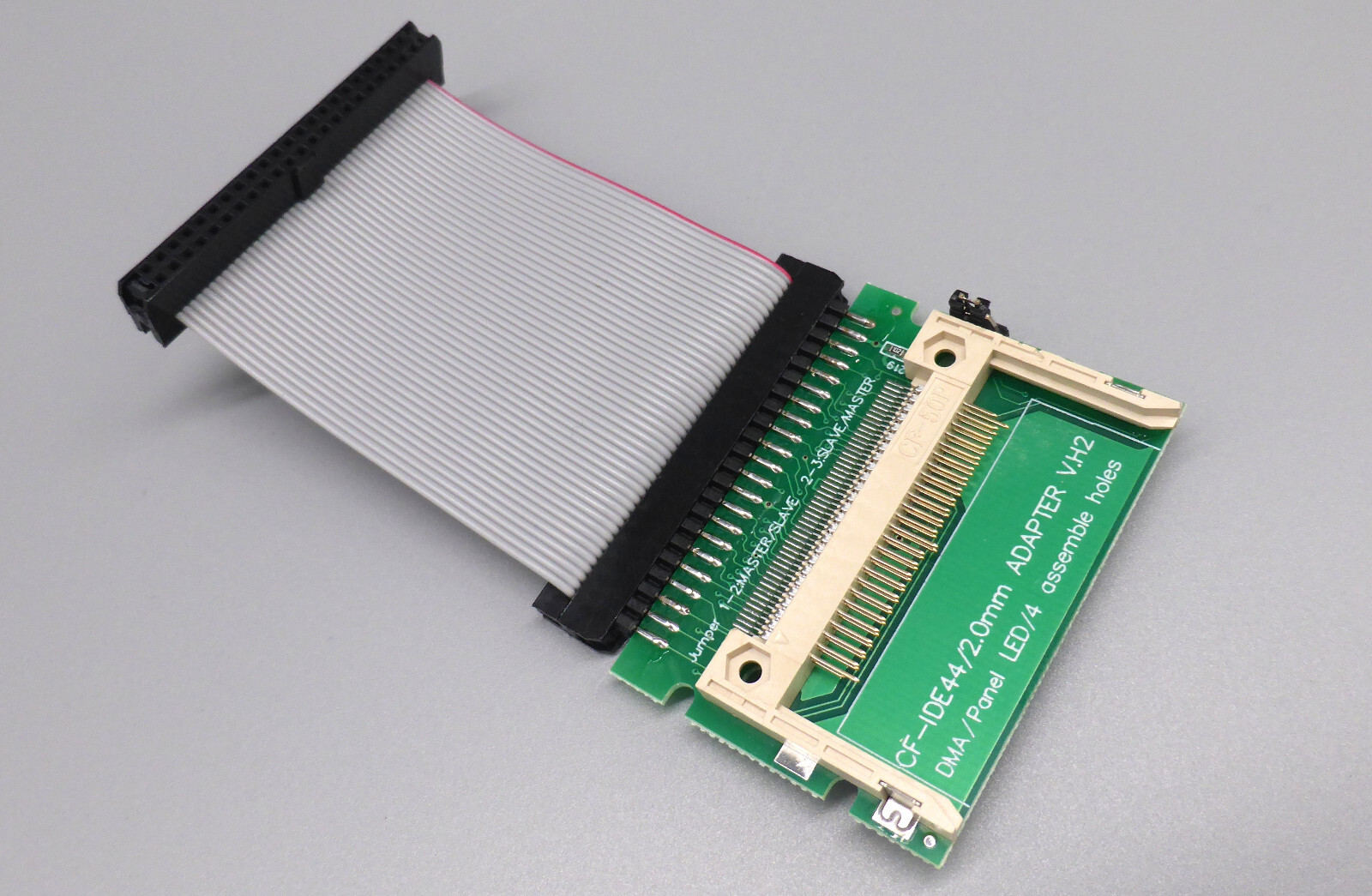 CF Compact Flash to 2.5" 44Pin, 2mm, IDE Converter/Adapter CF-IDE + Cable