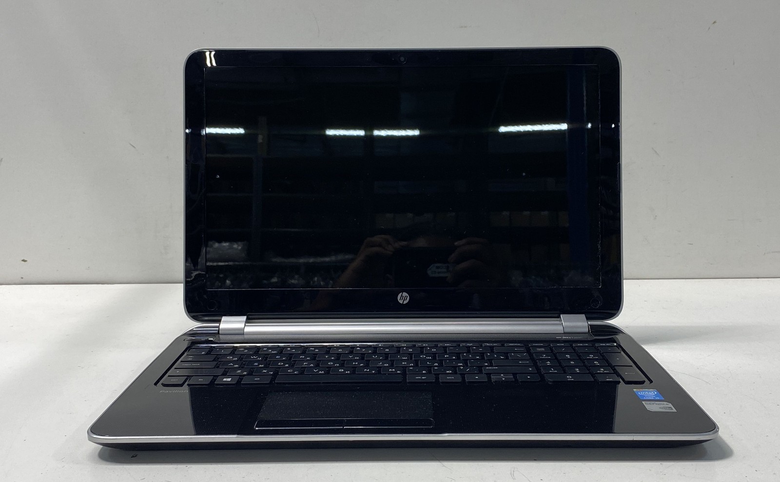 HP Pavilion Laptop Intel Core i5 NVIDIA GeForce English Russian Keyboard As-Is