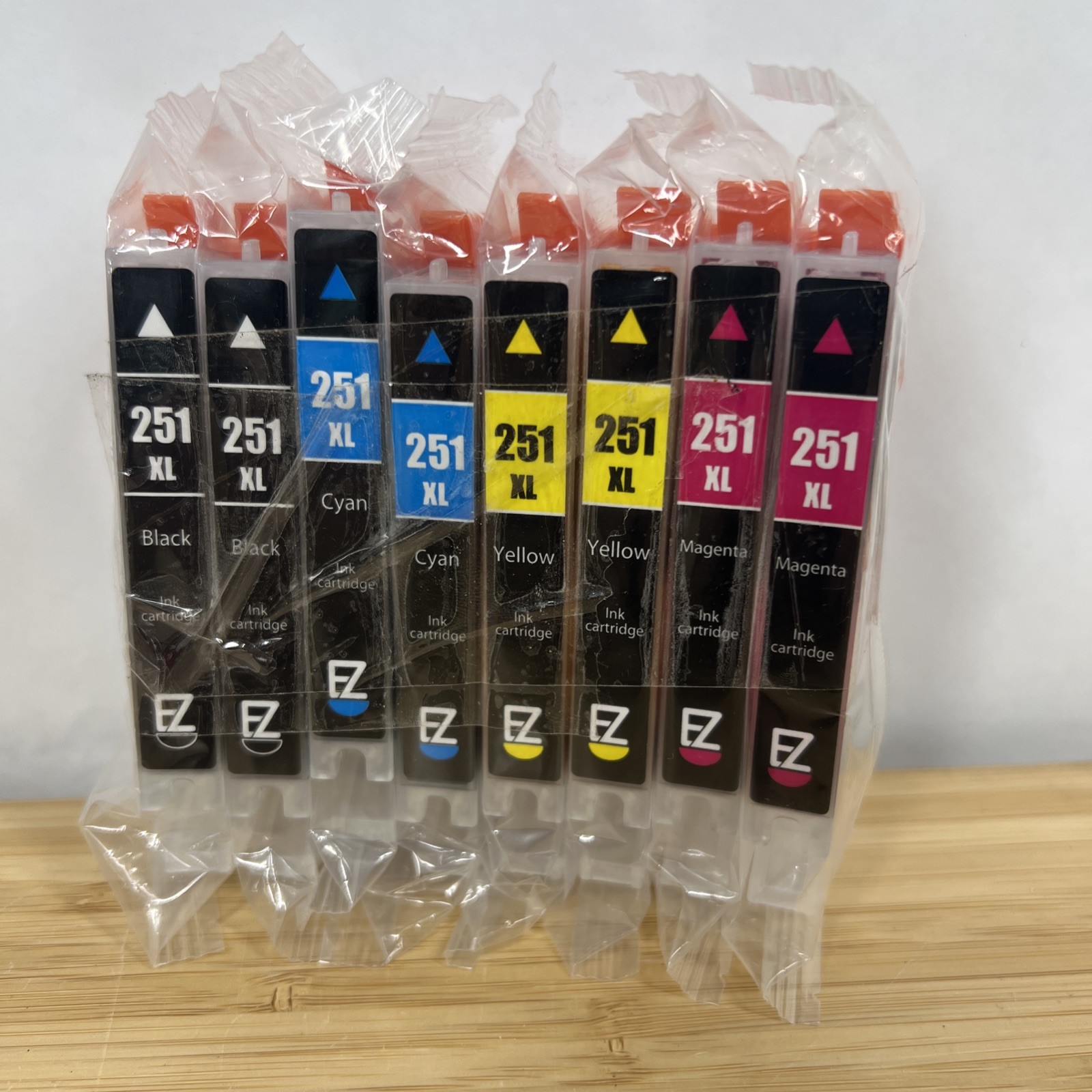Lot Of 8 EZ Ink Cartridges Non OEM 251XL Multi Pack