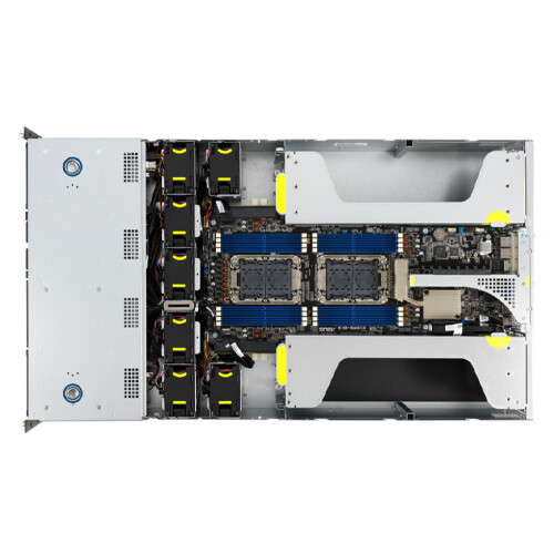 ASUS ESC4000-E10 2U 4GPU SERVER 8X3.5"Support 2XLGA4189 CPU+ 4 dual slot GPUs