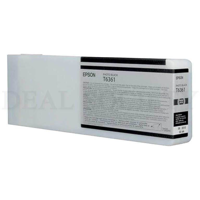 Epson UltraChrome HDR Ink Cartridge - 700ml Photo Black (T636100)