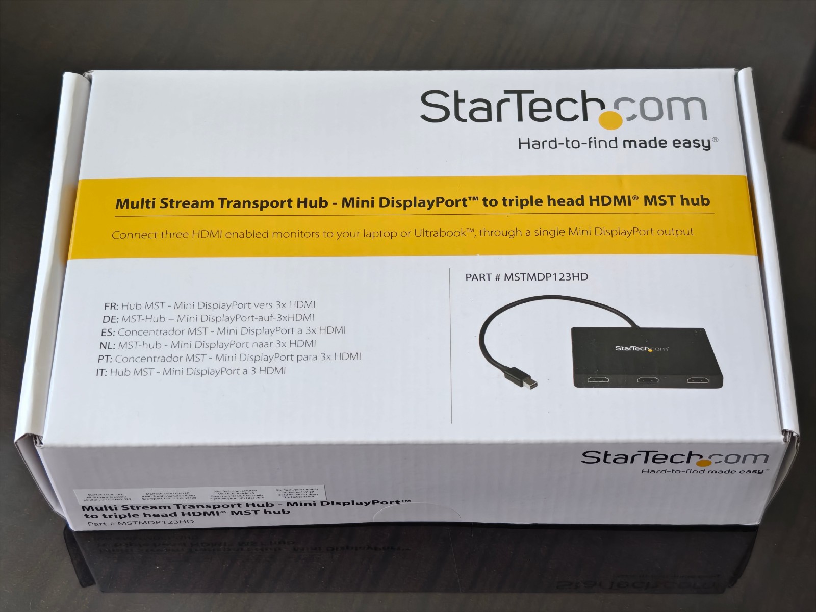 *NEW* STARTECH MULTI STREAM TRANSPORT HUB MSTMDP123HD