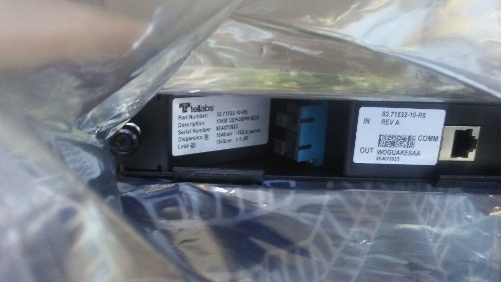 Coriant Tellabs 82.71532-10-R5 REV A WOGUAKE SAA 10KM DSPCMPN MODULE