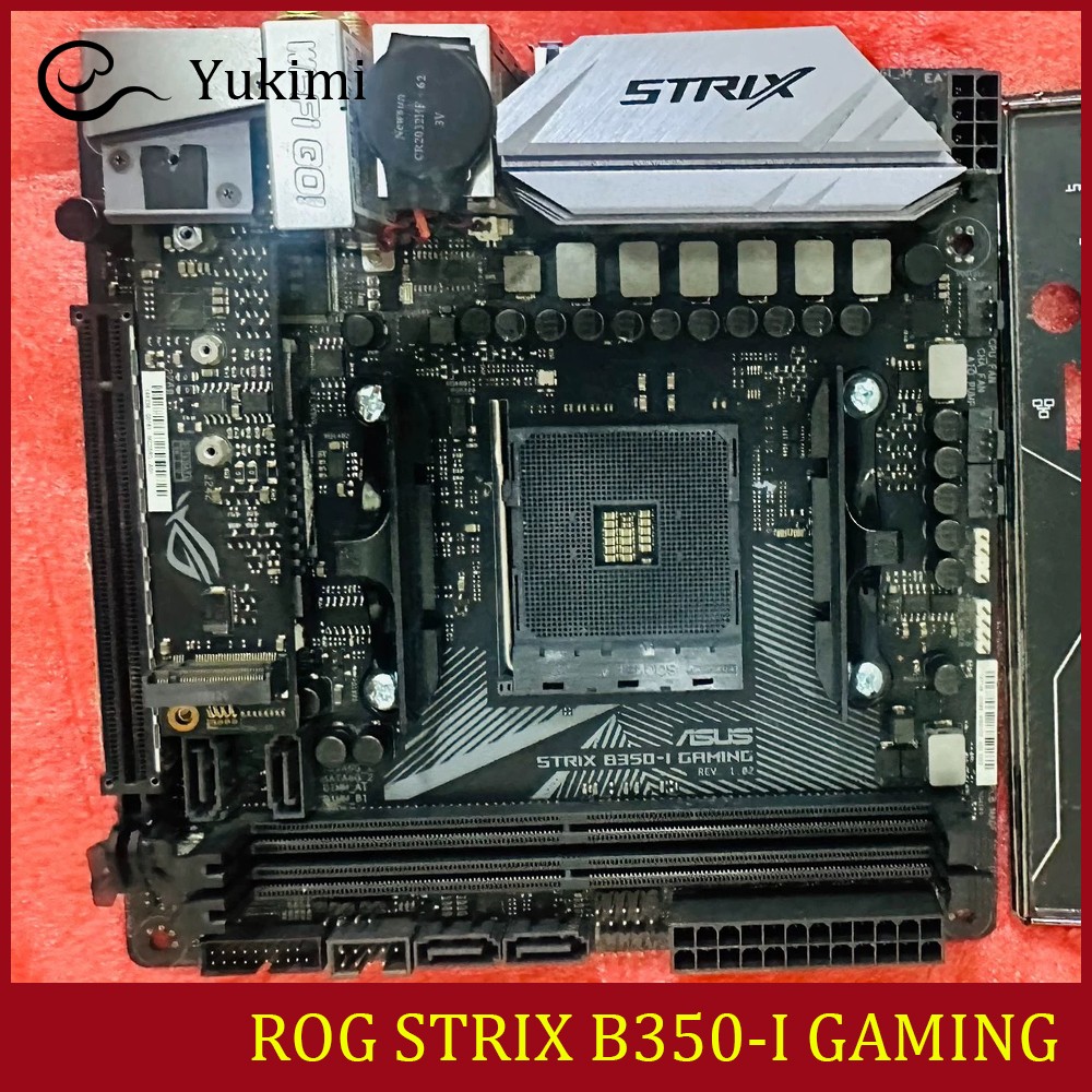 FOR ASUS ROG STRIX B350-I GAMING DDR4*4 AMD AM4 32GB Mini ITX Ｍotherboard Test