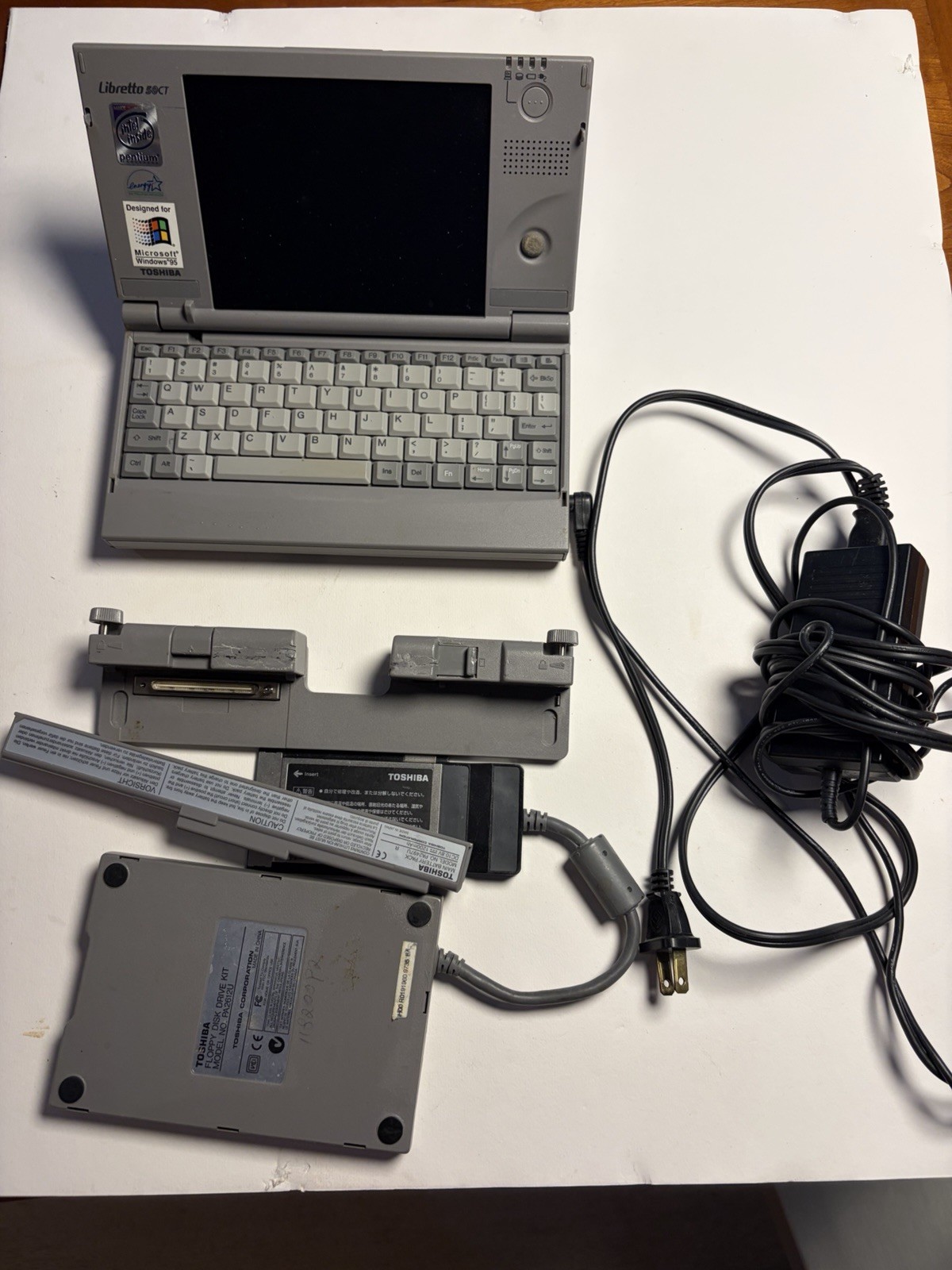 Toshiba Libretto 50CT PC & Accessories - Working