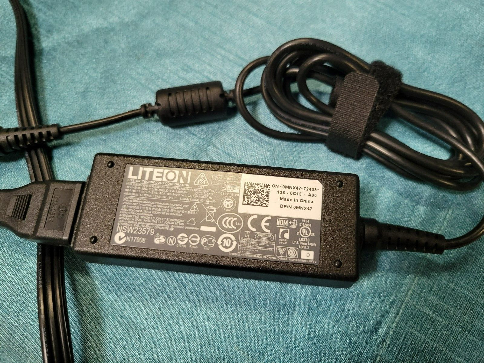 Genuine LiteOn for Dell AC Ddapter Replacement PA 1300-04 Output 19V