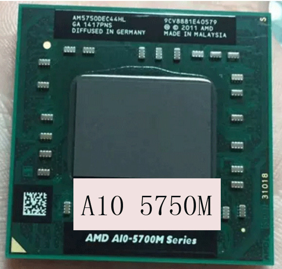 AMD A10-Series A10-5750M AM5750DEC44HL CPU Processor 2.5 GHz