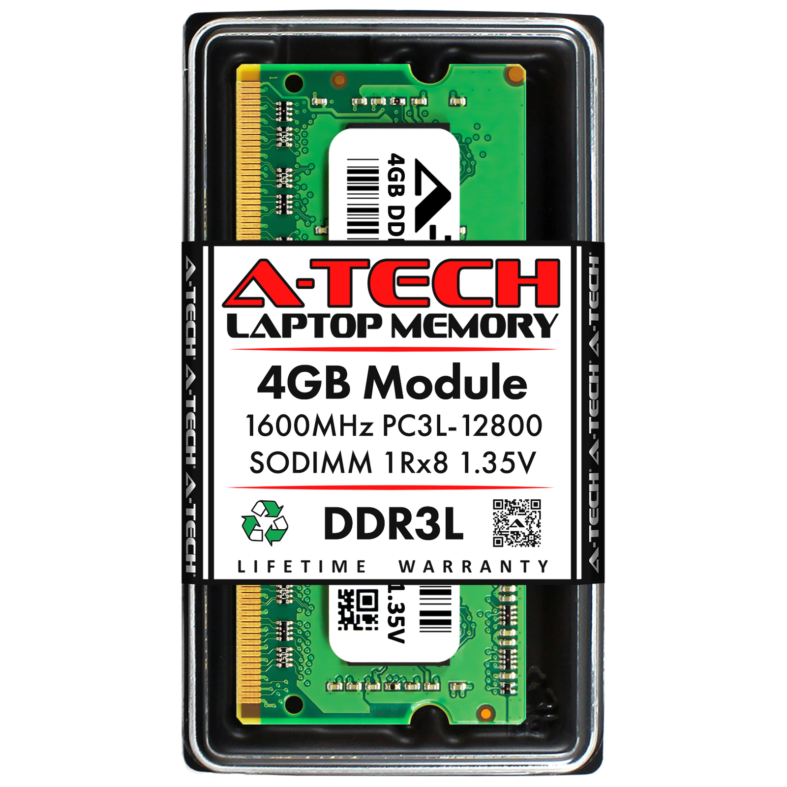 4GB DDR3 PC3-12800 SODIMM (Replacement for Fujitsu FPCEM858AP) Laptop Memory RAM