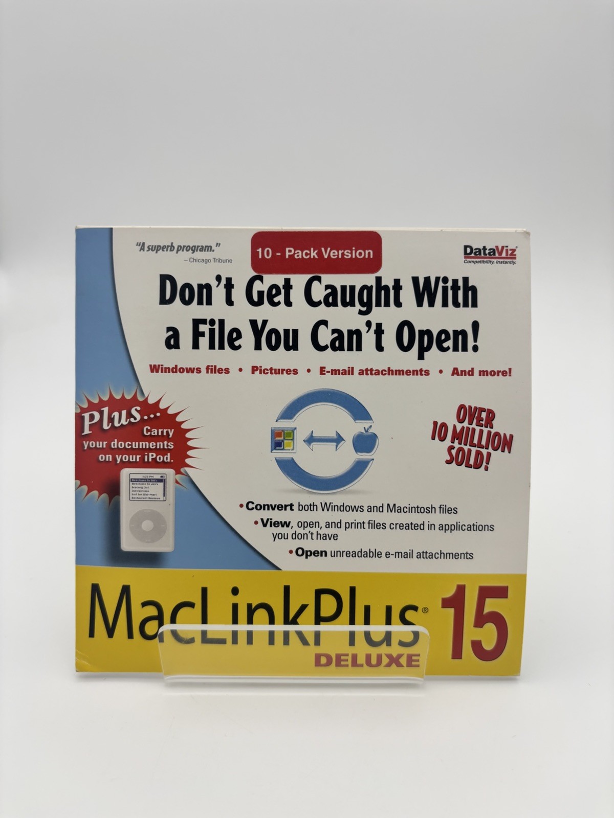 Vintage Dataviz Maclink Plus 15 Deluxe CD Rom Software
