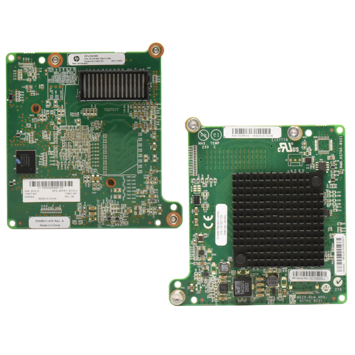 HP Emulex LPe1605 16Gb Dual-Port FC HBA BladeSystem c-Class G9 718577-001