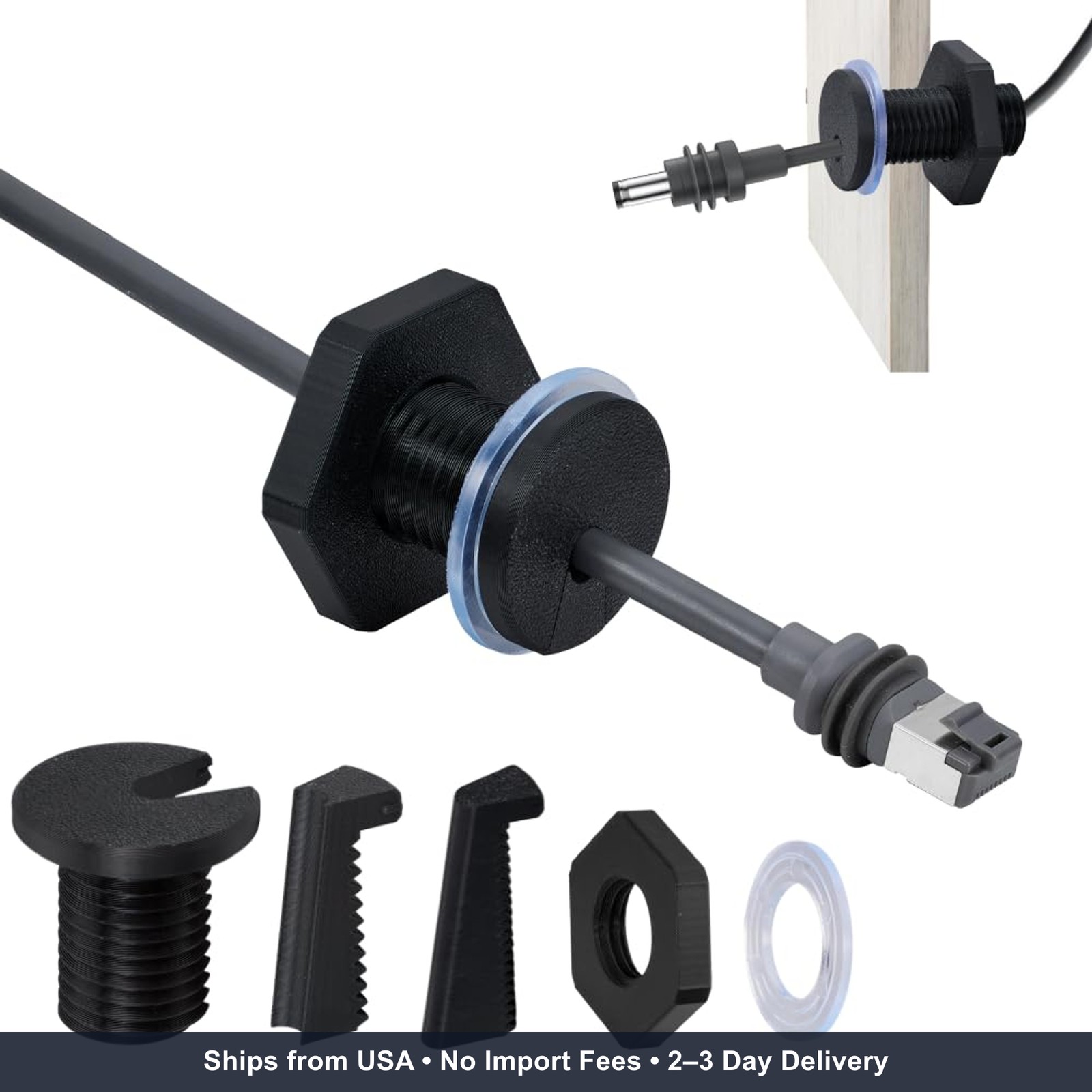 RV Cable Passthrough For Starlink Mini RV Cable Grommet Compatible With Starlink