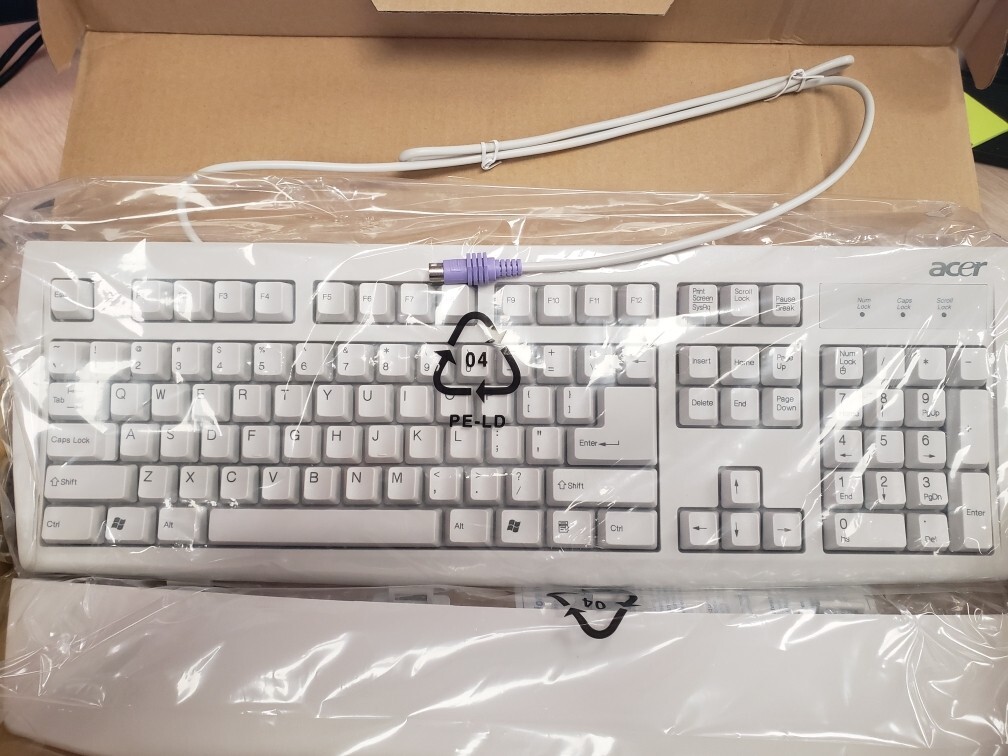 Acer KB-2971 PS2 White Keyboard