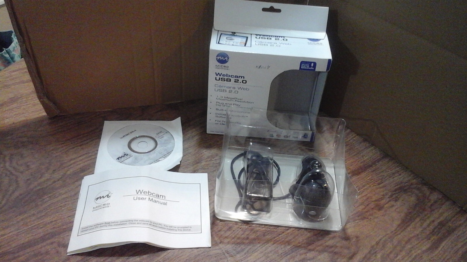 Micro Innovations Webcam USB 2.0 model 1c455c New In Box