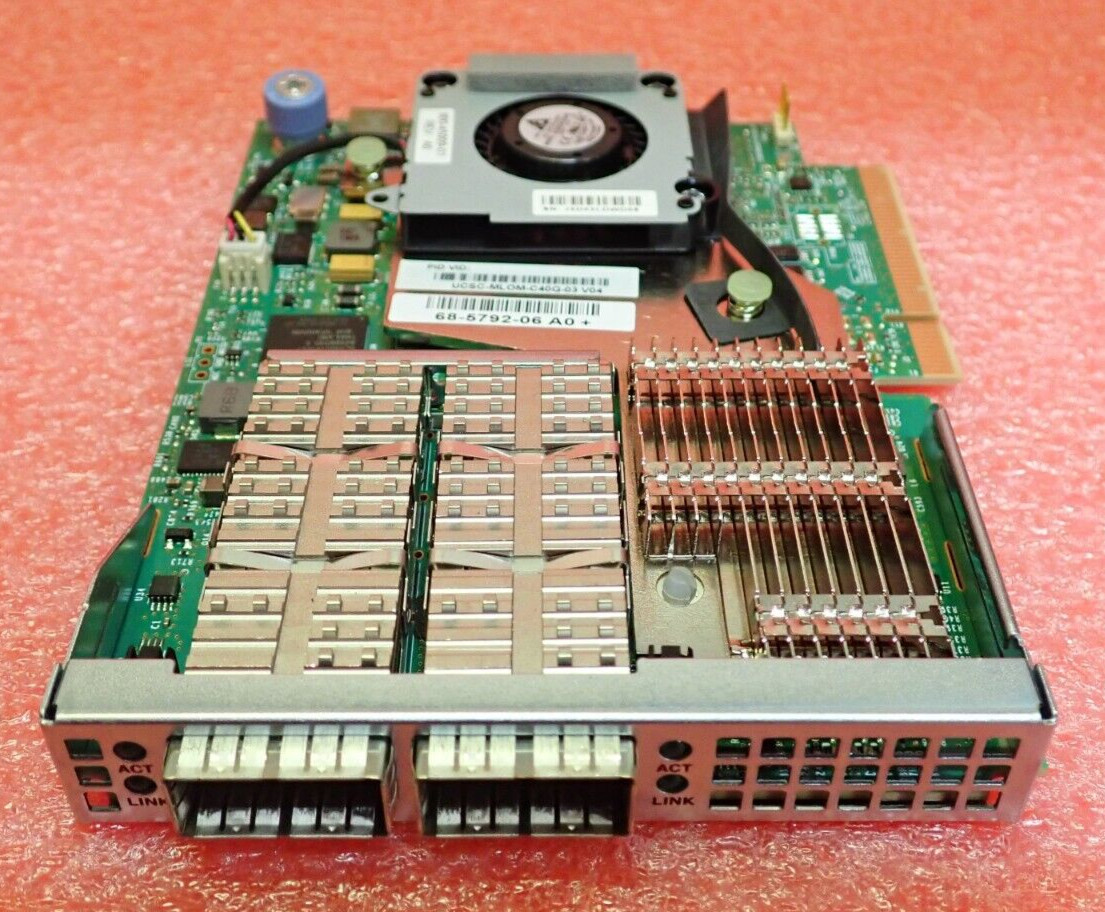 Cisco UCS VIC 1387 Dual Port 40Gb QSFP CNA MLOM Module UCSC-MLOM-C40Q-03