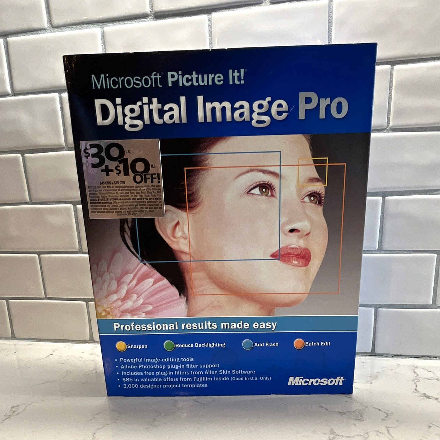 Microsoft Picture It Digital Image Pro 7.0 Photo Editing CD Windows (Sealed)