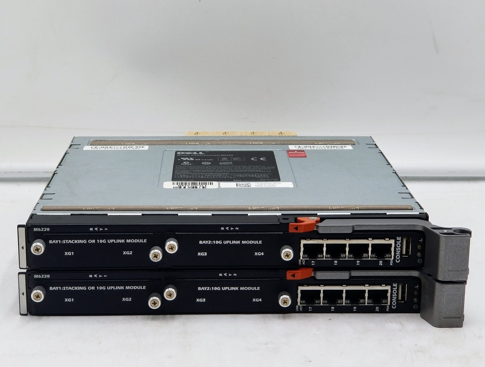 Lot of (2) Dell PowerConnect M6220